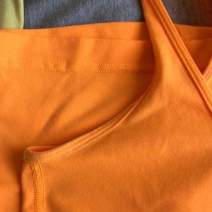Bundle orange & yellow cool racer back